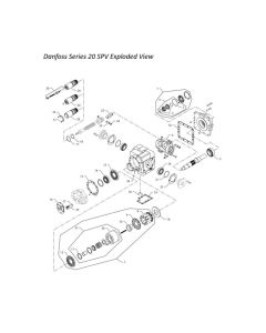 520132 Sauer Danfoss SPV 22 Valve Plate CW