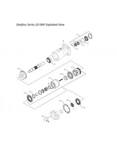 Sauer Danfoss Series 20 SMF Exploded View