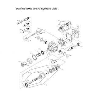 Sauer Danfoss Series 20 SPV Exploded View